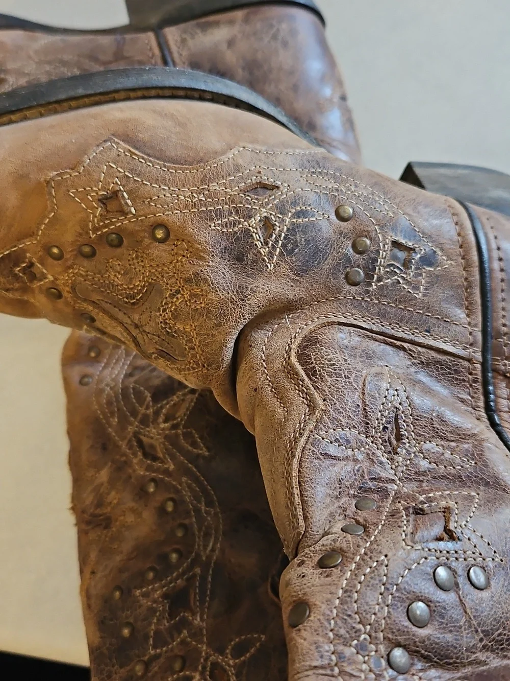 Laredo Western Rust Brown Cowboy Boots - Picture 14 of 15
